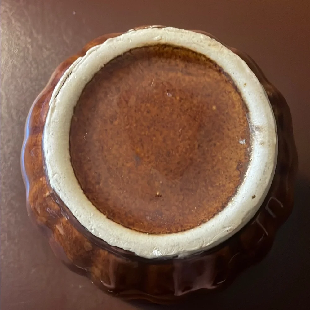 Handcrafted Brown Ceramic Vase
